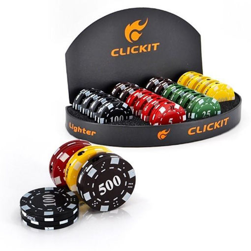 Picture of GH7210 Click It Poker Lighter 20ct