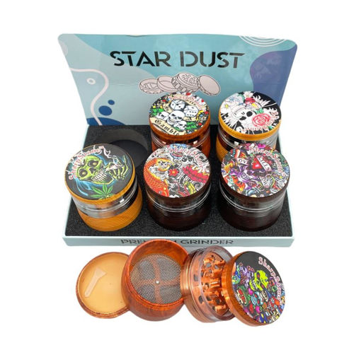 Picture of SD-123 Star Dust Premium Grinder w Pictures 6CT