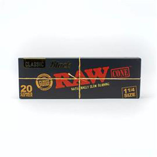 Picture of Raw Cones-Black Classic 1 1/4 32x6ct