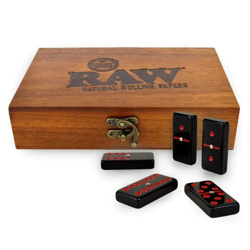 Picture of Raw Double Six Dominoes Set of 28