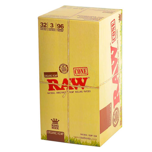 Picture of Raw Cones-Organic Hemp King Size 32x3ct