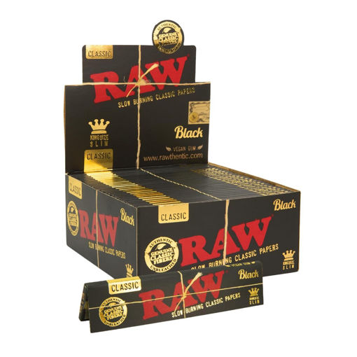 Picture of Raw Papers-Black King Slim 50ct 