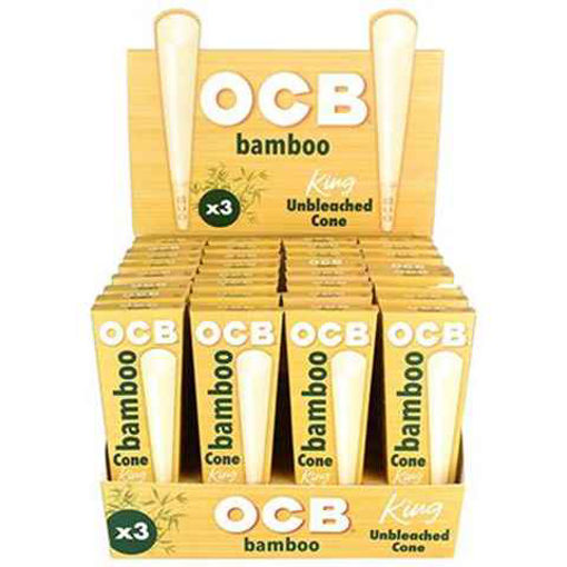 Picture of OCB Cones-Bamboo King Size 32x3ct