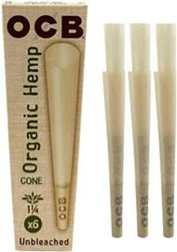 Picture of OCB Cones-Organic Hemp 1 1/4 32x6ct