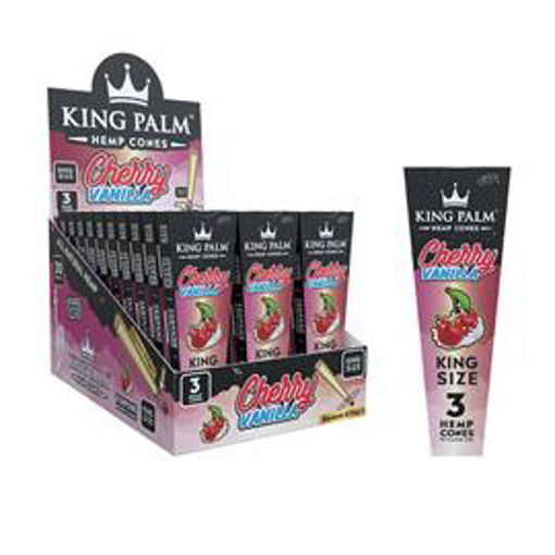 Picture of KingPalm HempCones Cherry Vanilla KS 30x3ct