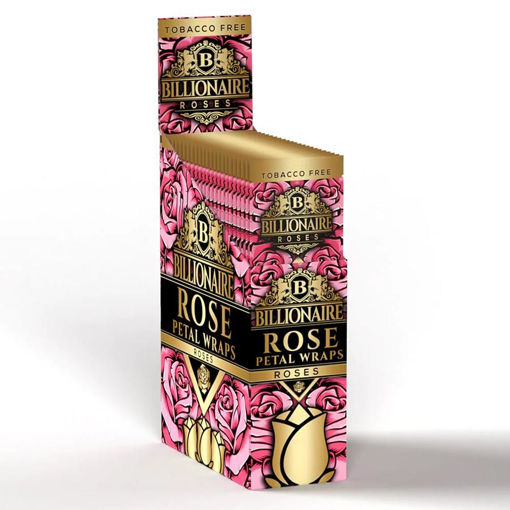 Picture of Billionaire Hemp Wraps - Rose Petal  25pk 2ct