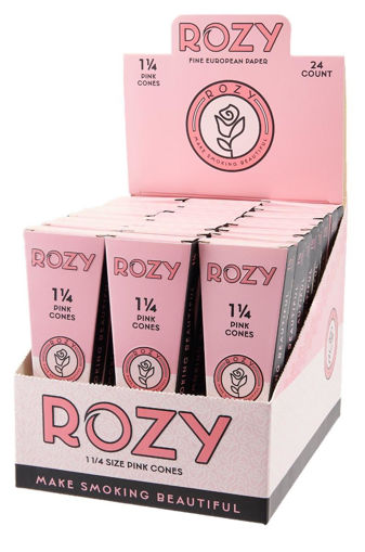 Picture of Rozy Pink Cone 1 1/4  Cone 24X6ct