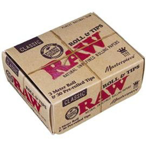 Picture of Raw Rollers-Masterpiece King Size 30ct 12pk
