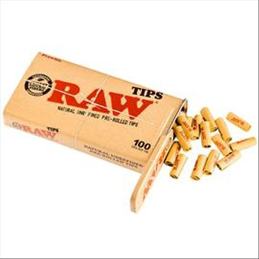 Picture of Raw Tips-Authentic PreRolled Tin 6X100pk